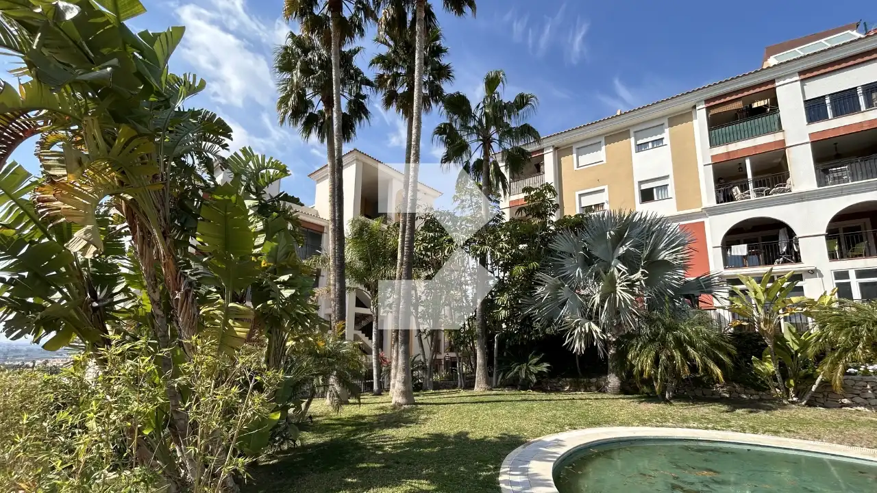 Vista exterior de Estudio en venta en Mutxamel con Aire acondicionado, Amueblado y Piscina comunitaria