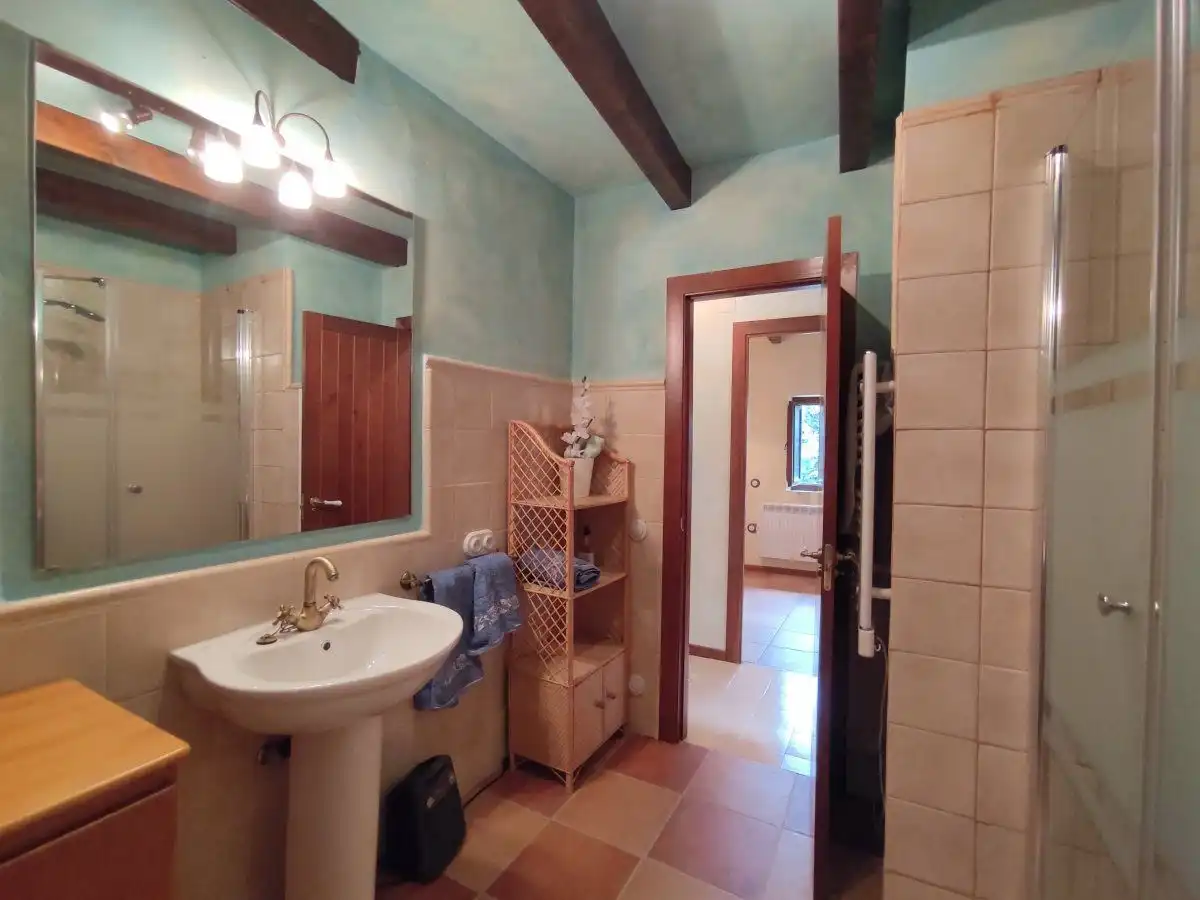 Baño de Casa o chalet en venta en Sabiñánigo con Calefacción, Jardín privado y Terraza