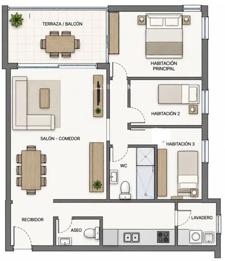 Flat with lift for sale in Xuquer