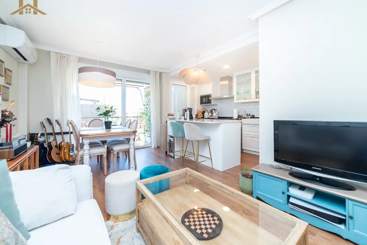 Sala de estar de Piso en venta en Madrid con Aire acondicionado, Calefacción y Terraza