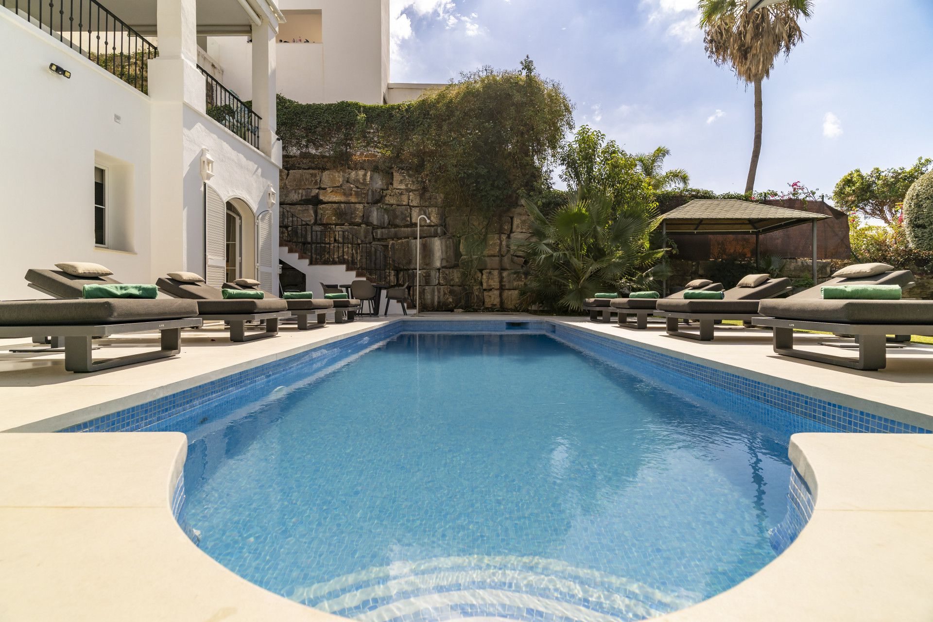 Piscina de Casa o xalet en venda en Istán amb Aire condicionat, Jardí privat i Terrassa