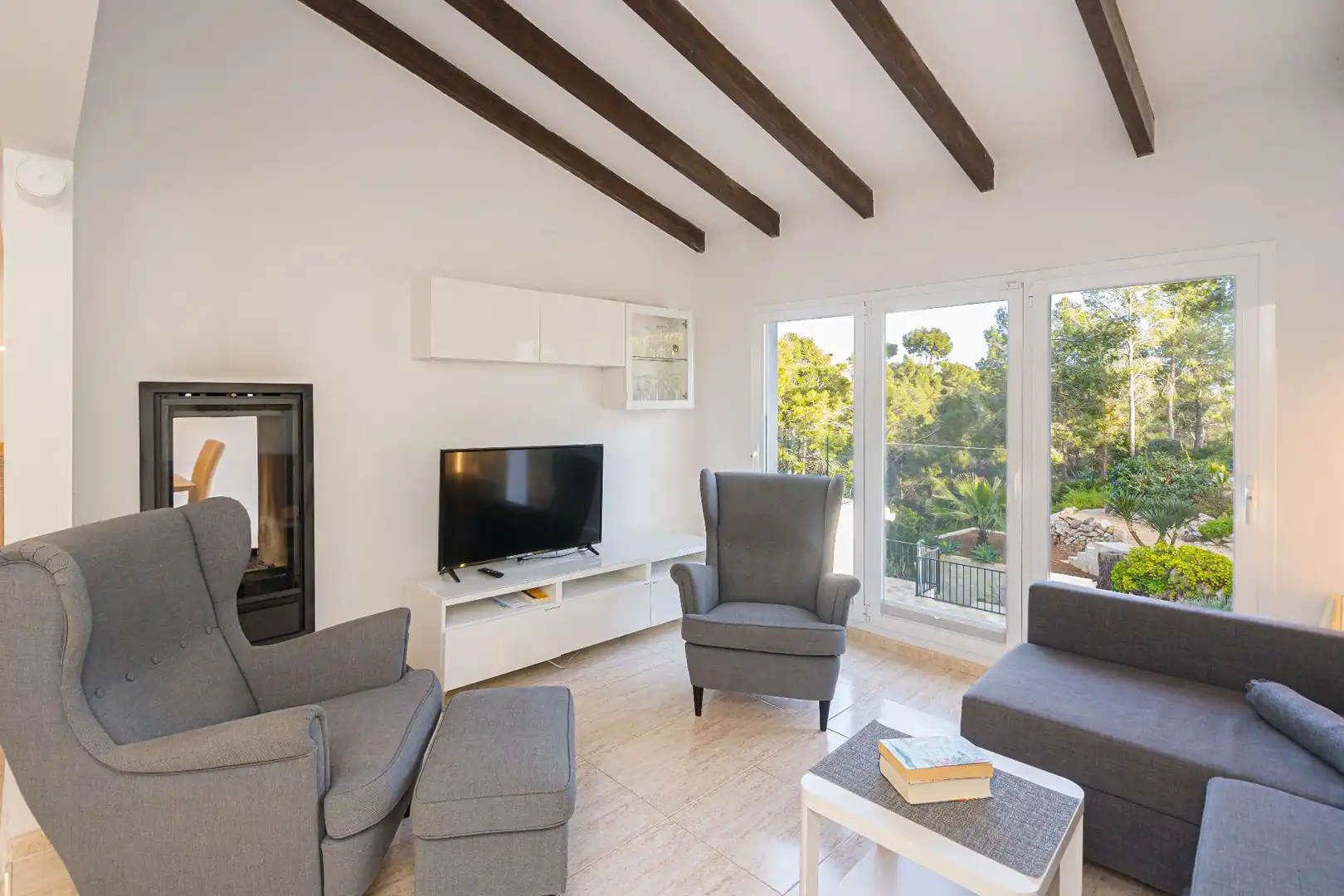 Living room of Houses for rent in Altea  with Air Conditioner, Heating and Private garden