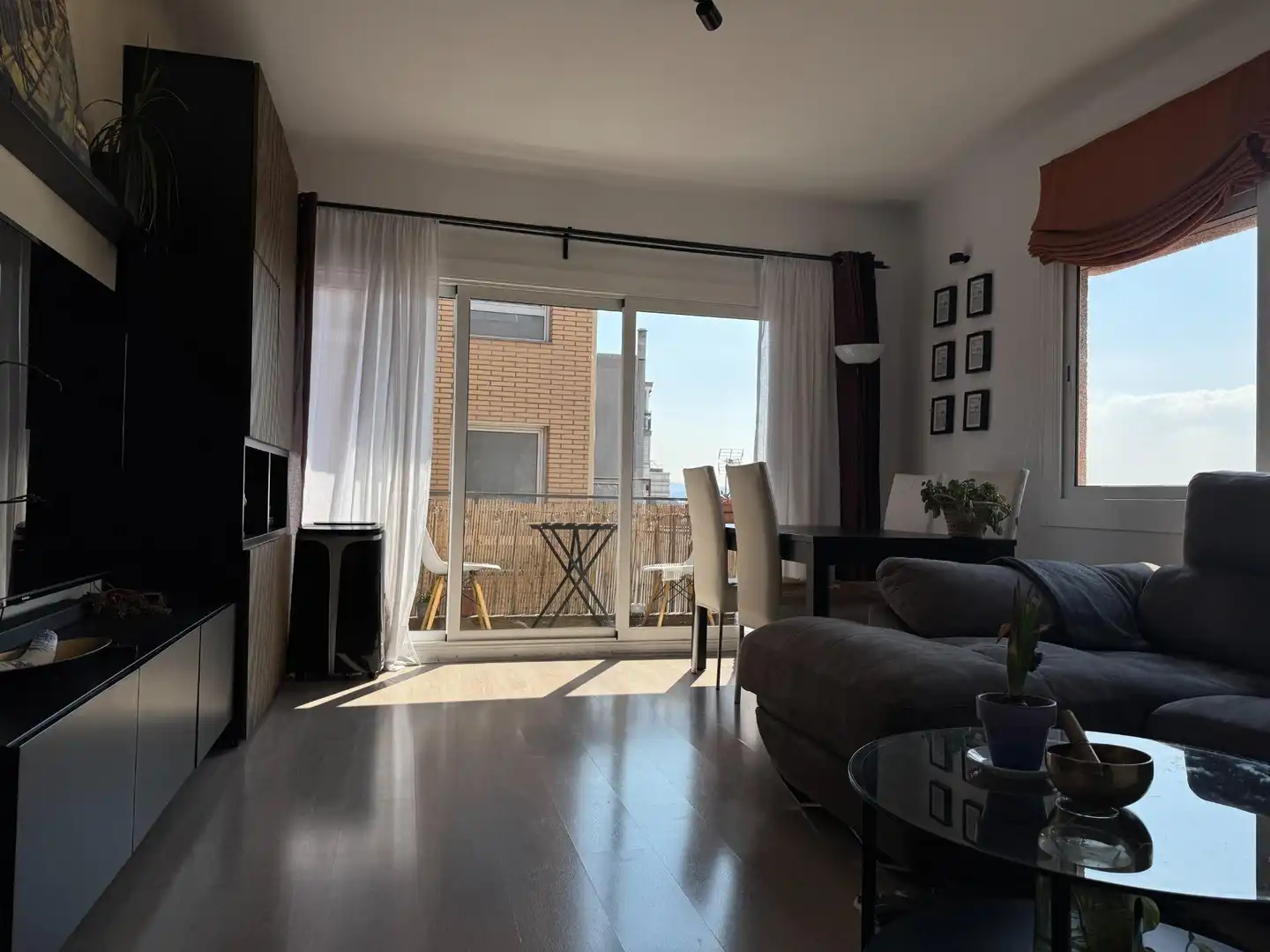 Wohnzimmer von Wohnung zum Verkauf in Granollers mit Parkett, Terrasse und Abstellraum