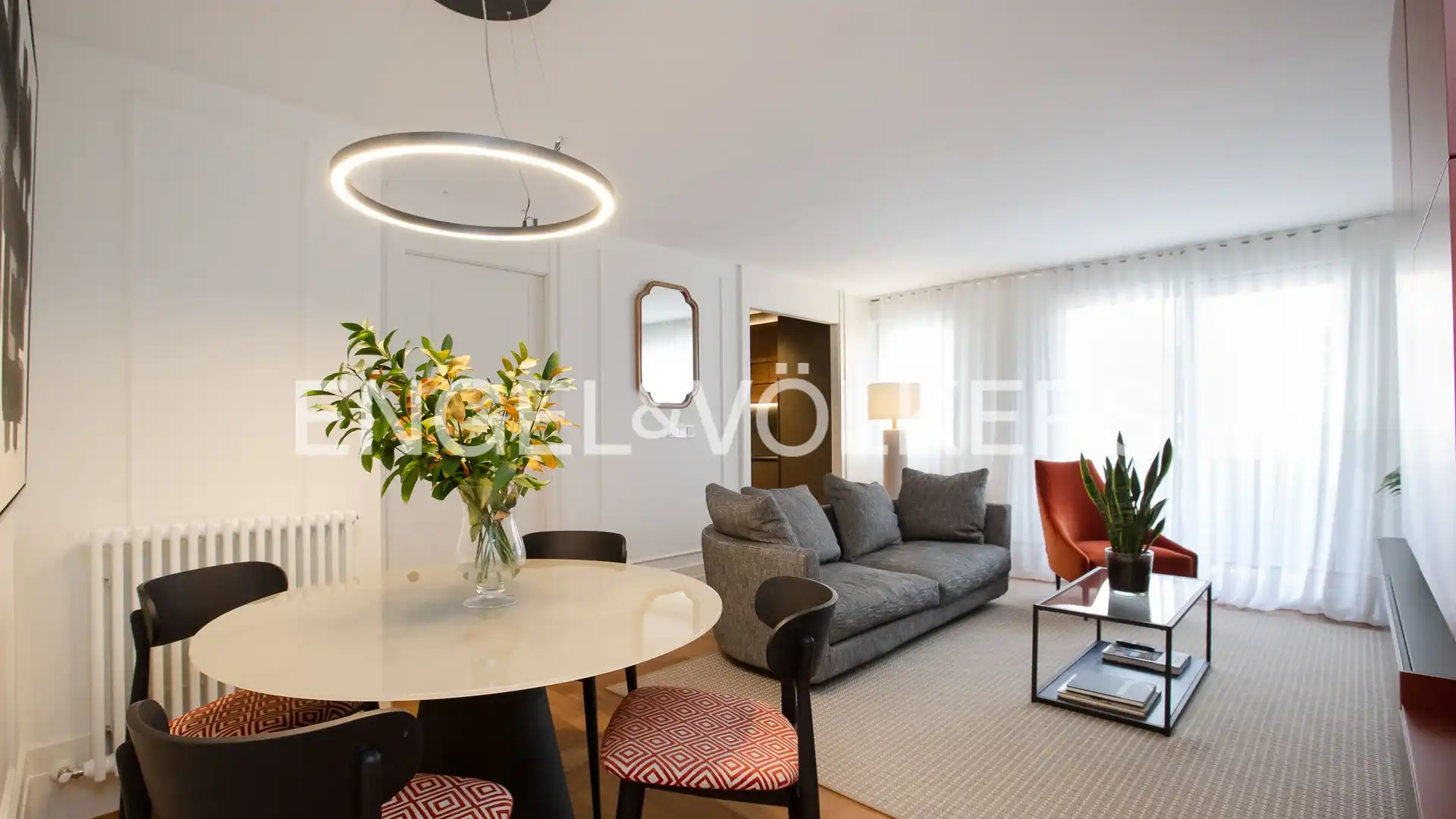 Sala de estar de Piso en venta en Bilbao  con Calefacción, Parquet y Terraza