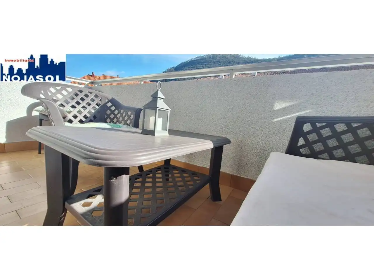 Terrassa de Apartament de lloguer en Noja amb Calefacció, Terrassa i Moblat
