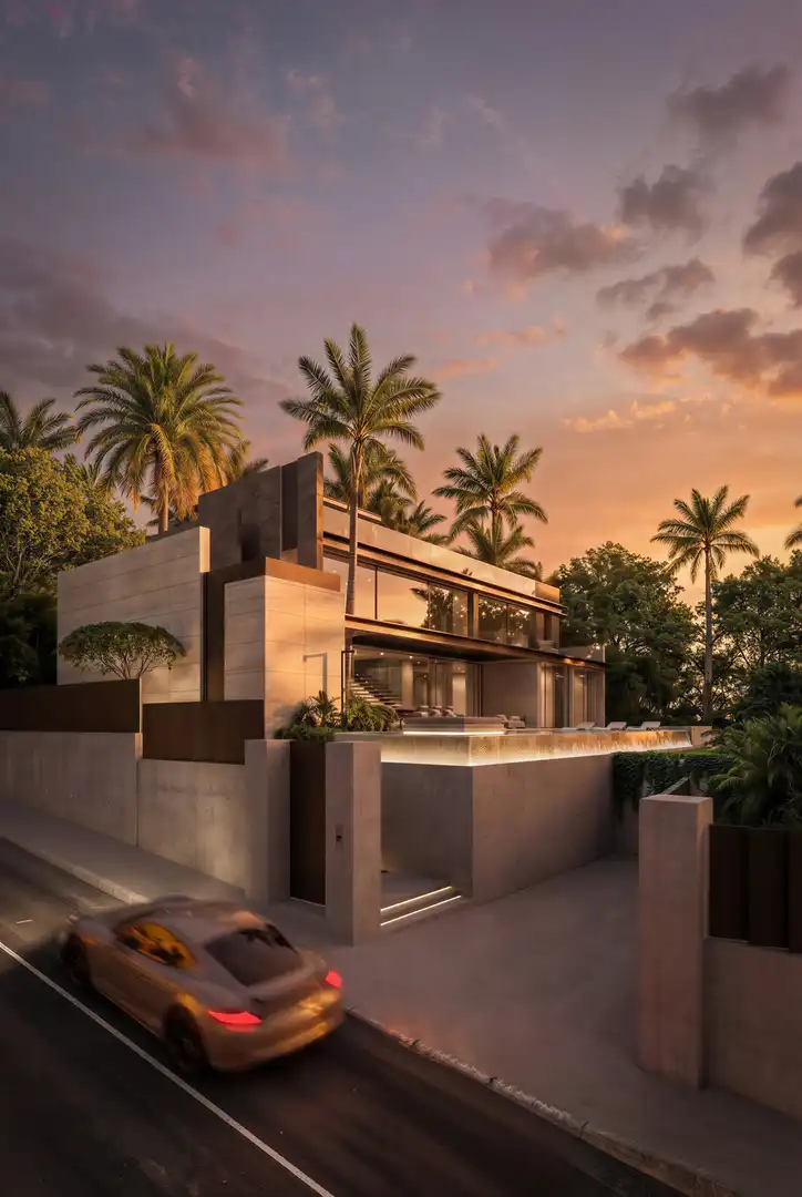 Vista exterior de Casa o chalet en venta en Marbella con Aire acondicionado, Jardín privado y Terraza