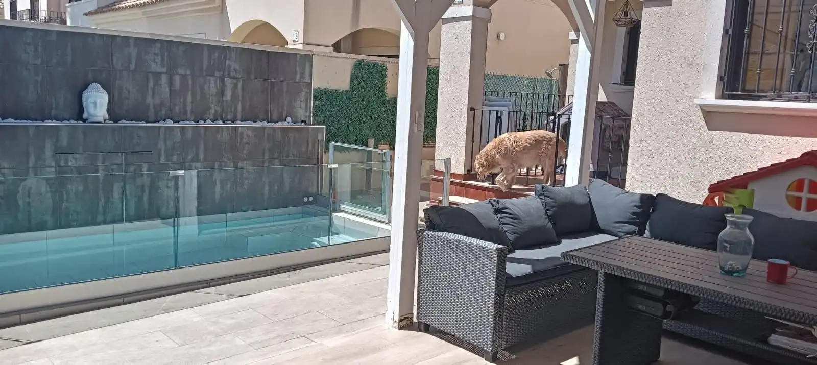 Terrace of Detached homes for sale in Torrevieja  with Air Conditioner, Heating and Private garden