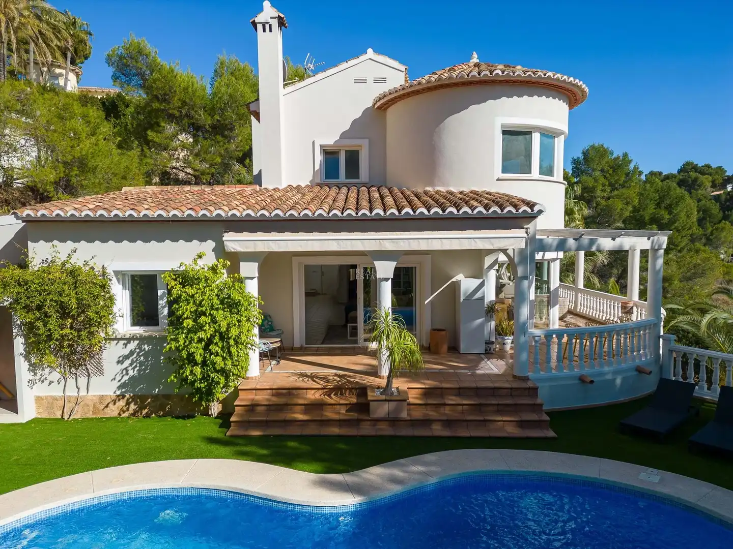 Vista exterior de Casa o chalet en venta en Altea con Aire acondicionado, Calefacción y Terraza
