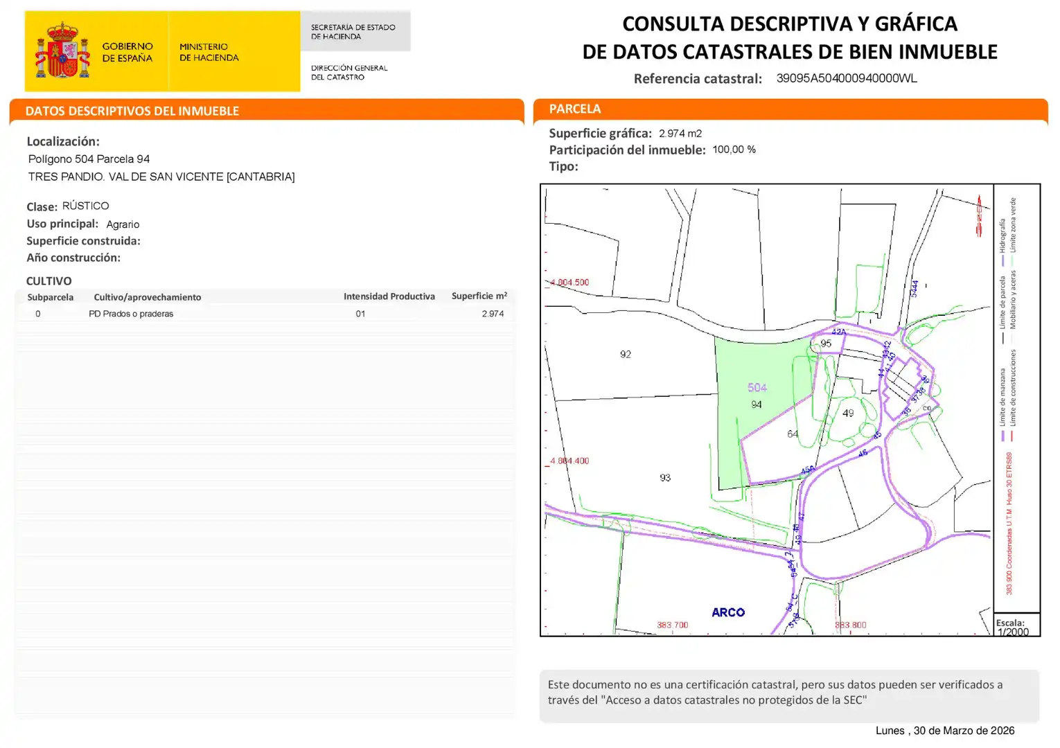 Residencial en venda en Val de San Vicente 