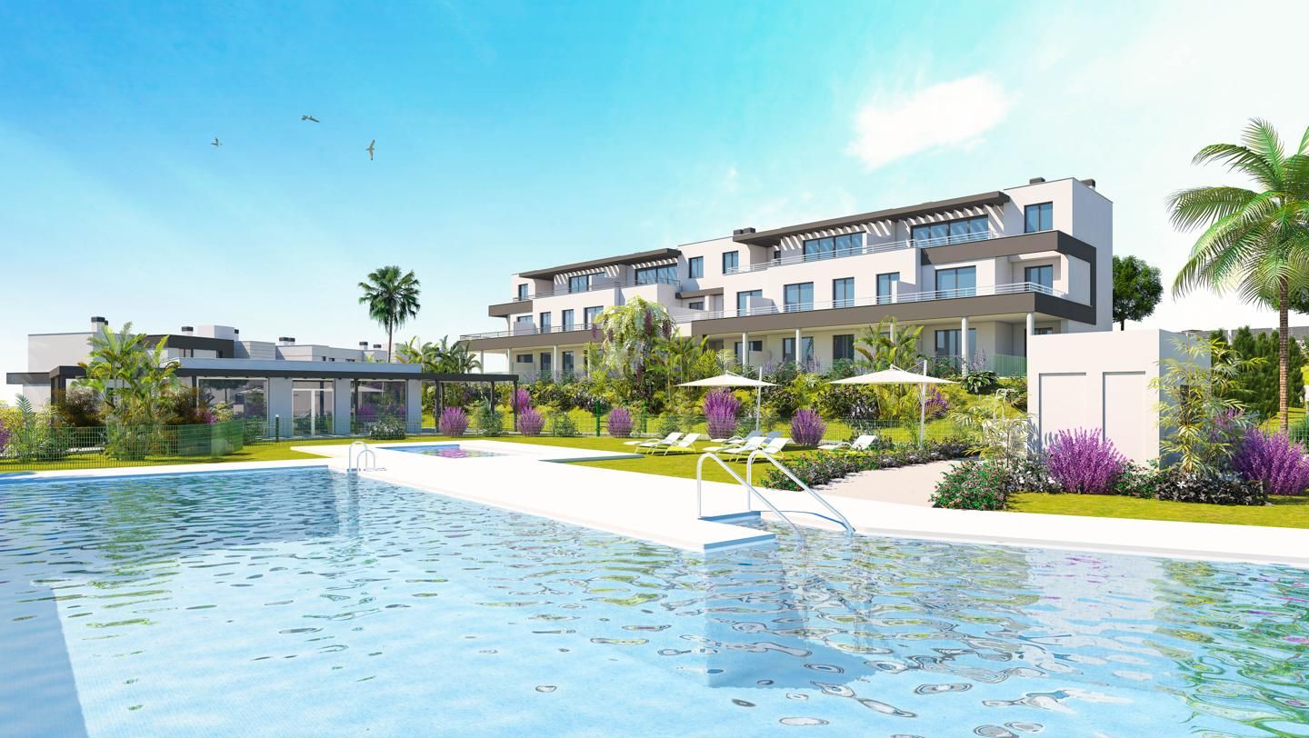 Jardín de Ático en venta en Estepona con Aire acondicionado, Jardín privado y Terraza