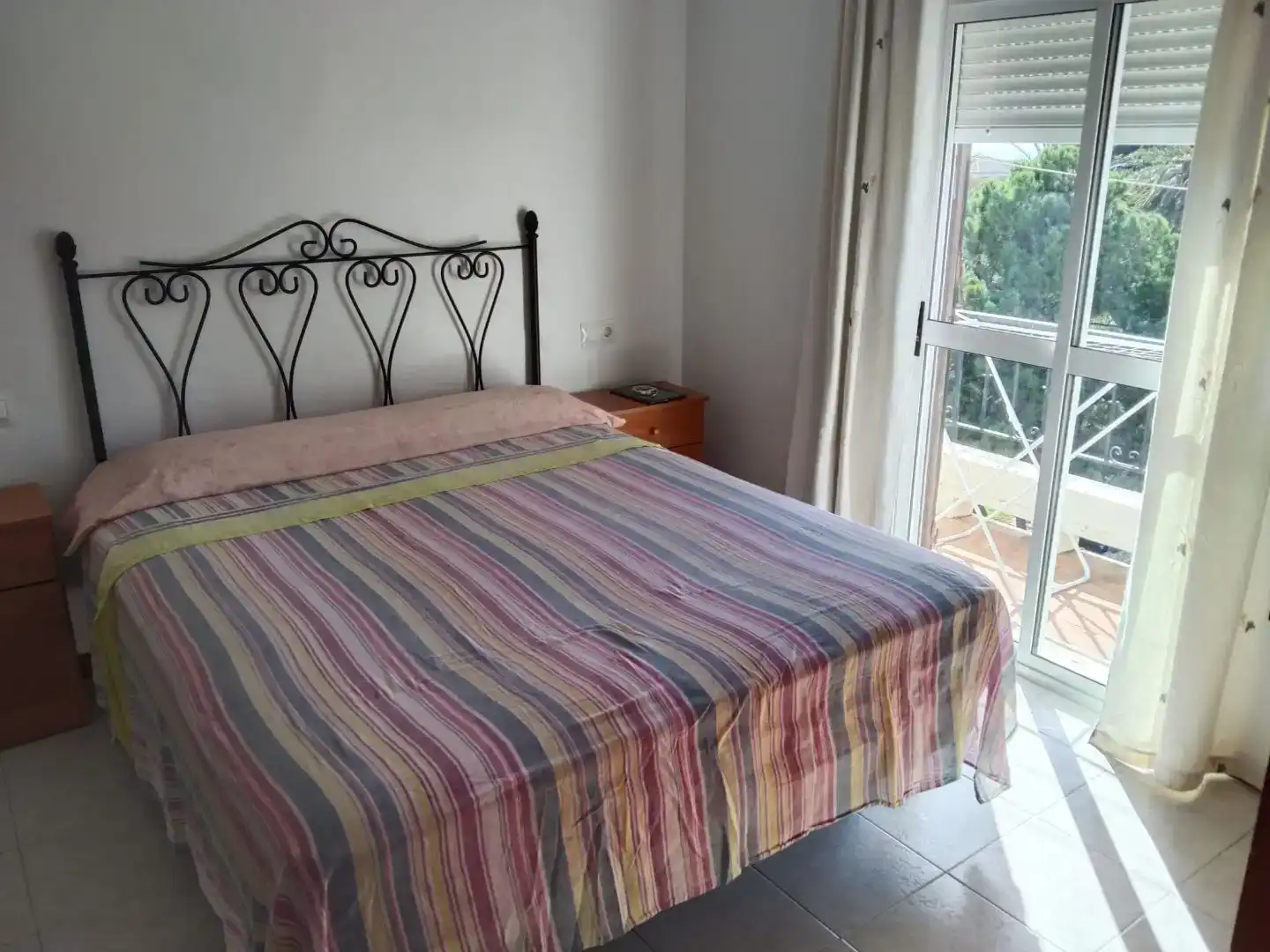 Bedroom of Flat for rent in Benalmádena  with Air Conditioner and Furnished