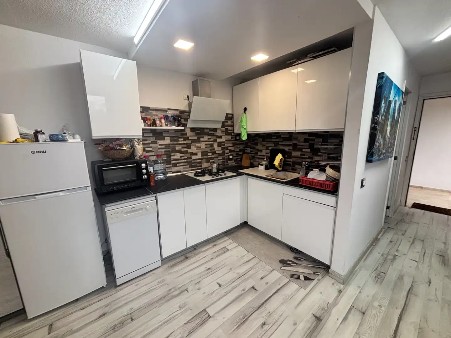 Cocina de Piso de alquiler en Puerto de la Cruz con Terraza y Balcón