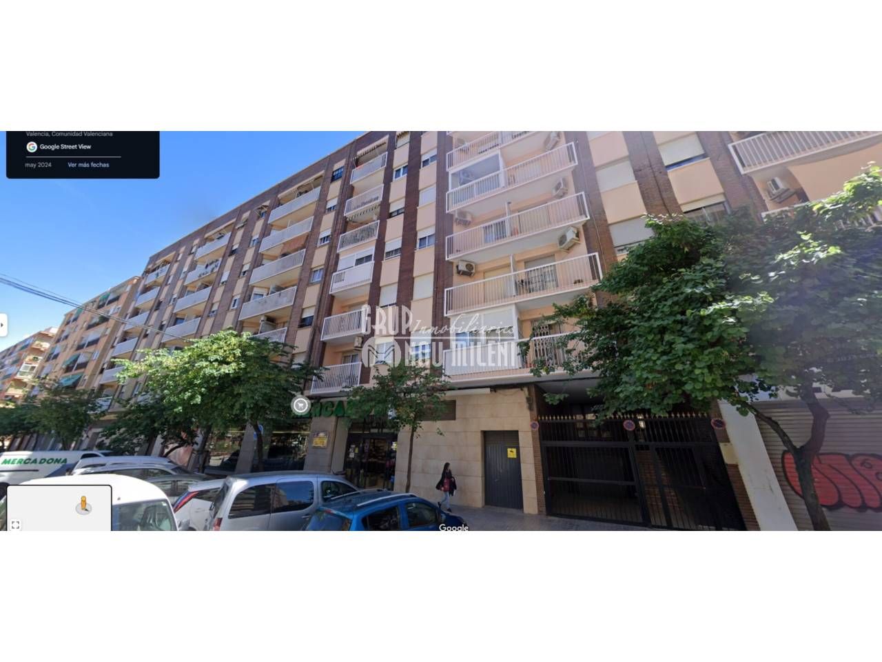 Exterior view of Flat for sale in  Valencia Capital  with Balcony