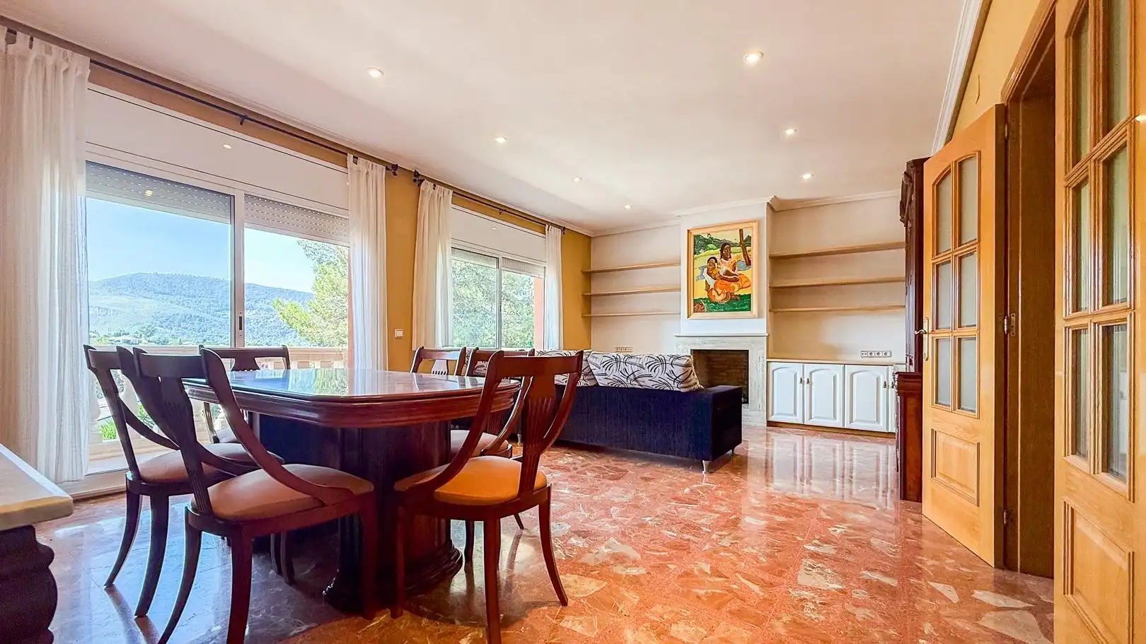 Comedor de Casa o chalet en venta en Vallirana con Calefacción, Jardín privado y Terraza