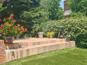 Terrace of Planta baja for sale in Sant Cugat del Vallès  with Air Conditioner, Heating and Private garden