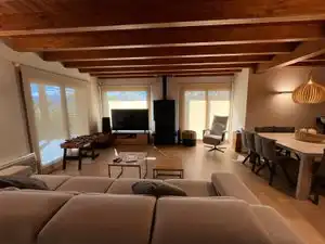 Sala de estar de Casa o chalet en venta en Porté - Puymorens con Calefacción, Jardín privado y Amueblado
