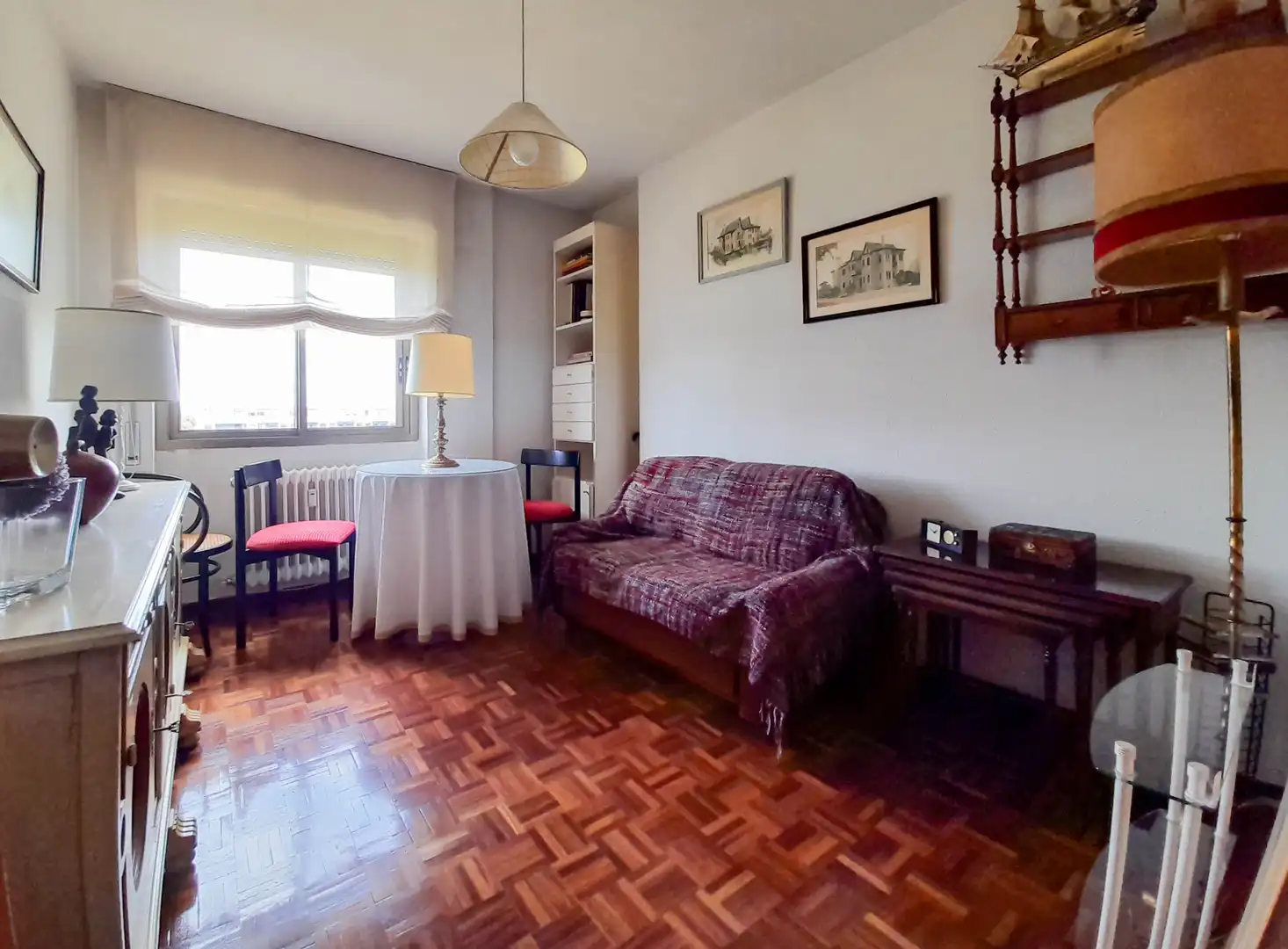 Bedroom of Flat for rent in Madrid  with Heating, Parquet flooring and Terrace