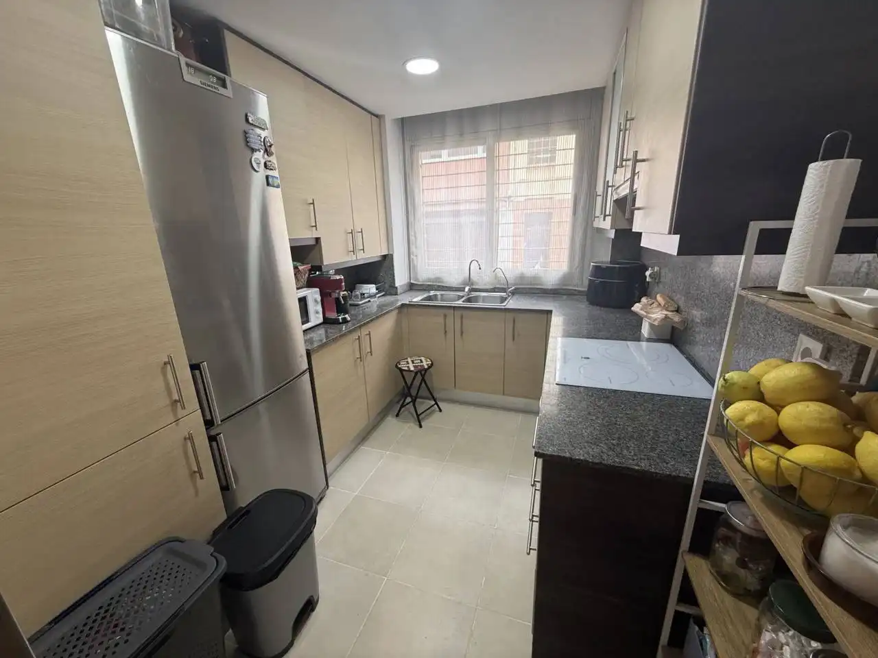Küche von Wohnung zum Verkauf in Sabadell mit Klimaanlage, Heizung und Parkett