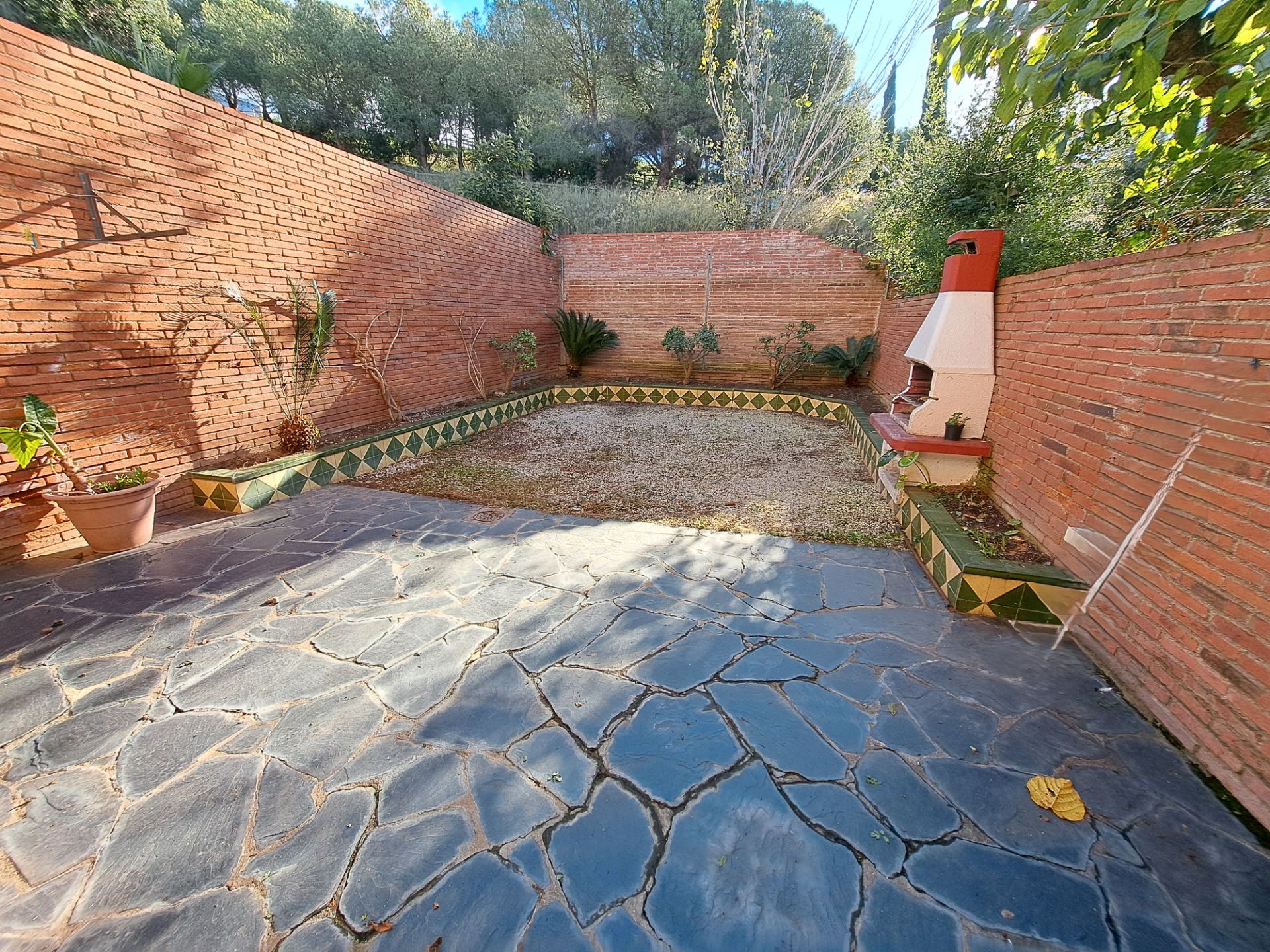 Jardí de Casa adosada en venda en Mataró amb Calefacció, Jardí privat i Terrassa