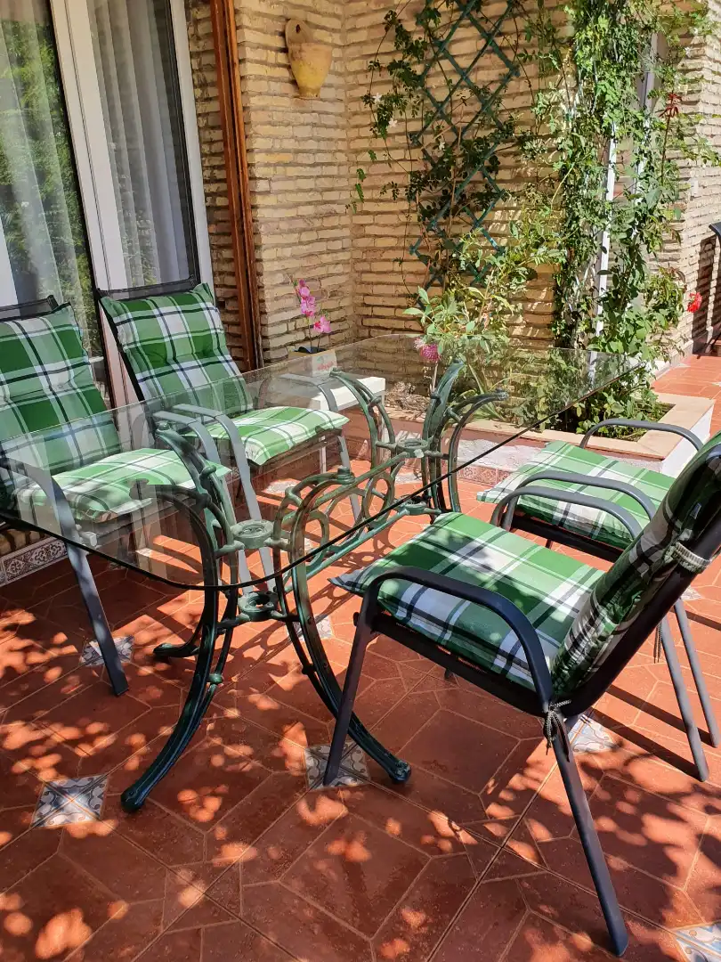 Terrace of Detached homes for sale in El Puerto de Santa María  with Air Conditioner, Private garden and Storage room