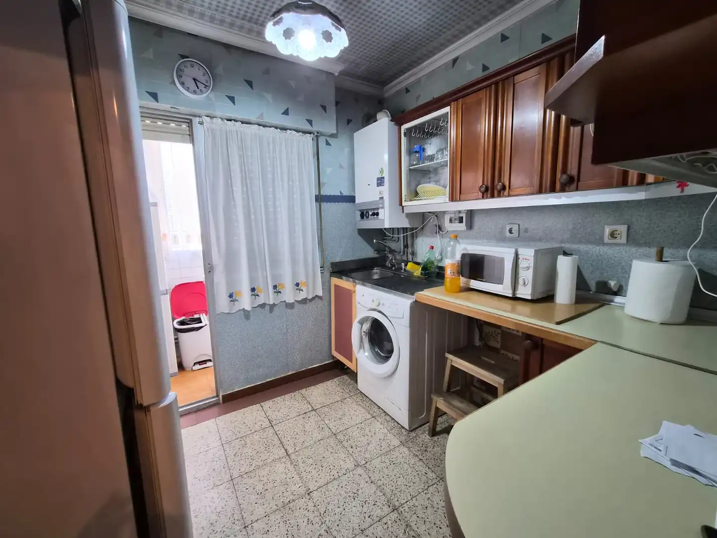 Cocina de Piso en venta en  Madrid Capital con Terraza y Amueblado