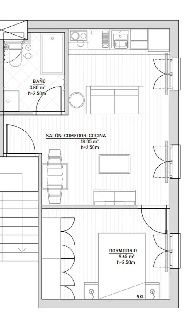 Living room of Flat for rent in Madrid  with Heating, Furnished and Washing machine