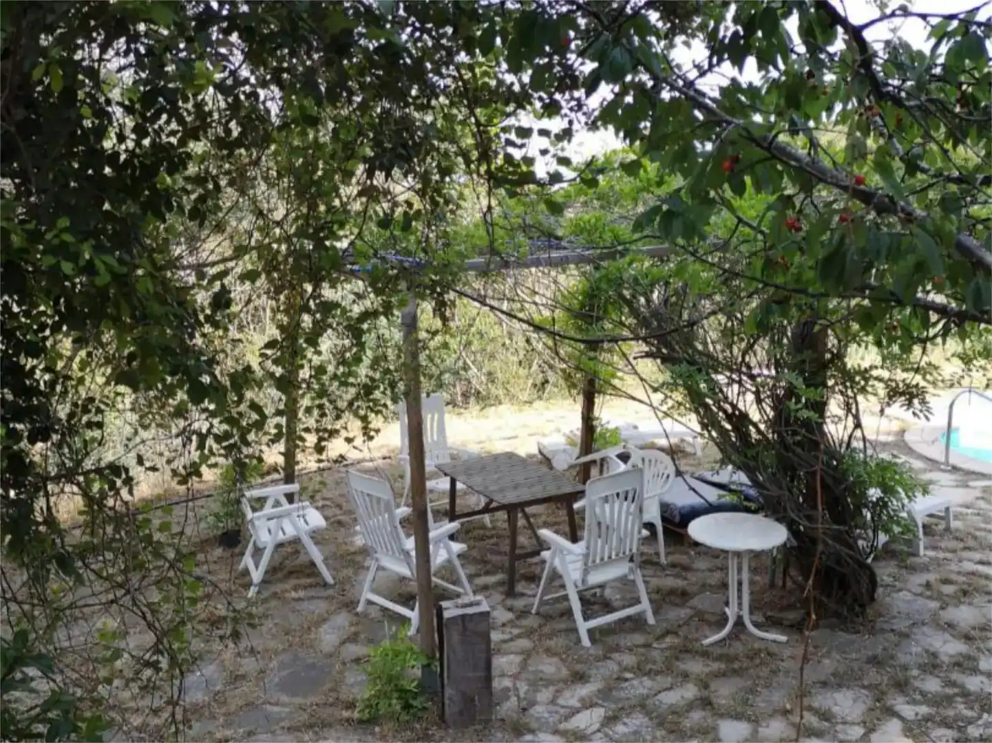 Terrassa de Finca rústica en venda en Sant Iscle de Vallalta amb Aire condicionat, Piscina i Balcó