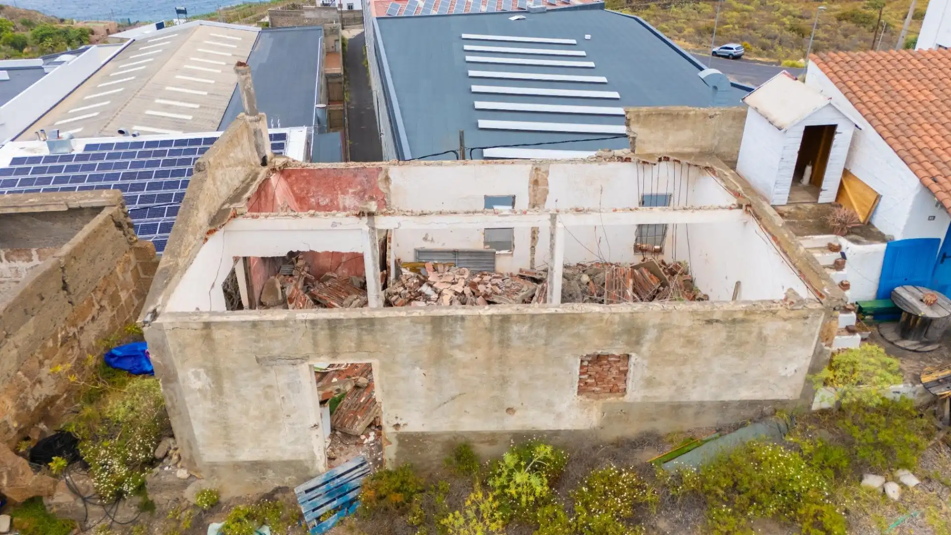 Vista exterior de Terreno industrial en venta en La Guancha