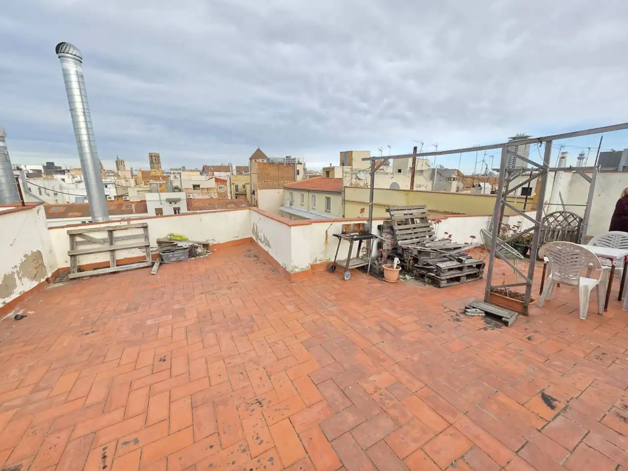 Terraza de Ático en venta en  Barcelona Capital con Aire acondicionado, Calefacción y Parquet