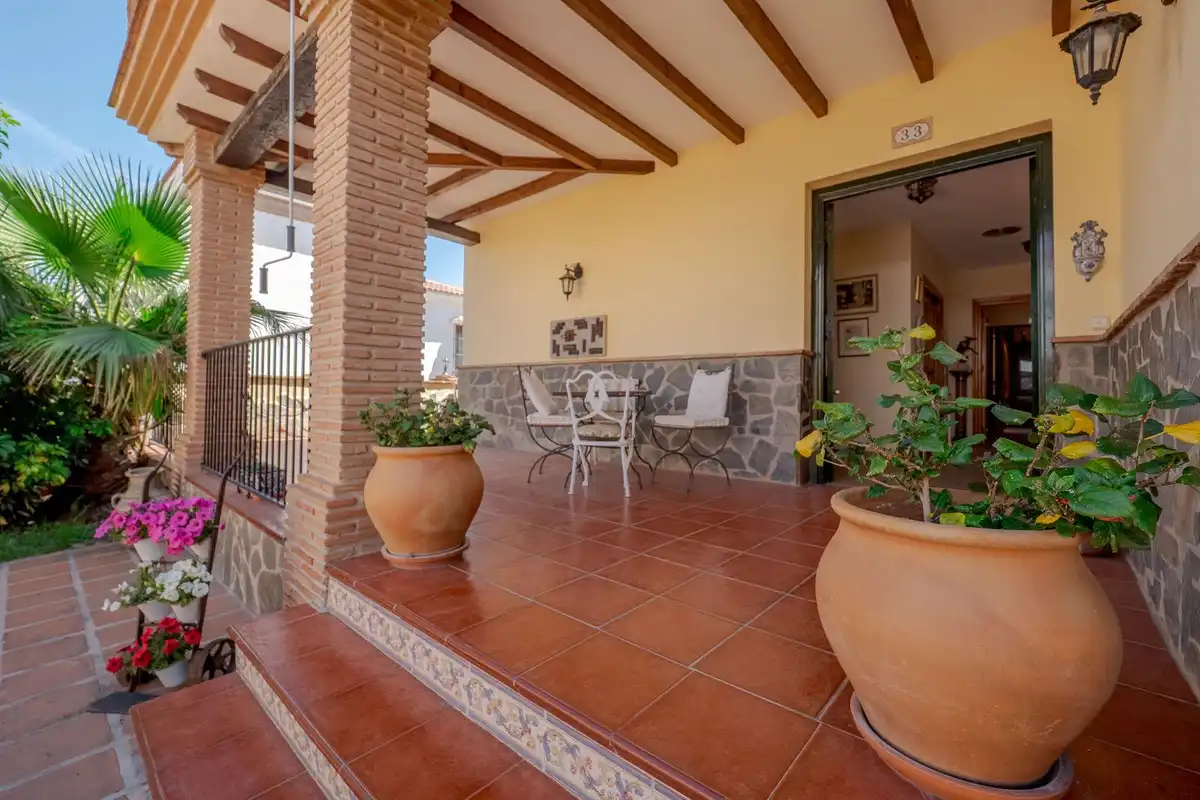 Terraza de Casa o chalet en venta en Alhaurín El Grande con Aire acondicionado, Calefacción y Jardín privado