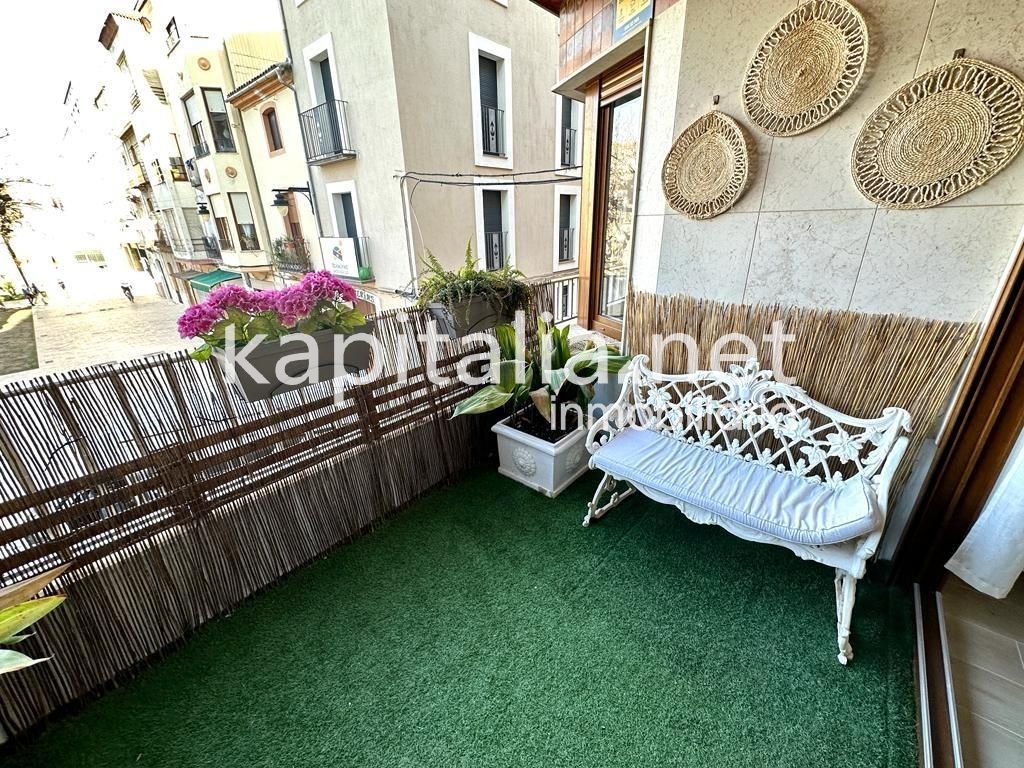 Terrace of Flat for sale in Ontinyent  with Air Conditioner, Heating and Balcony
