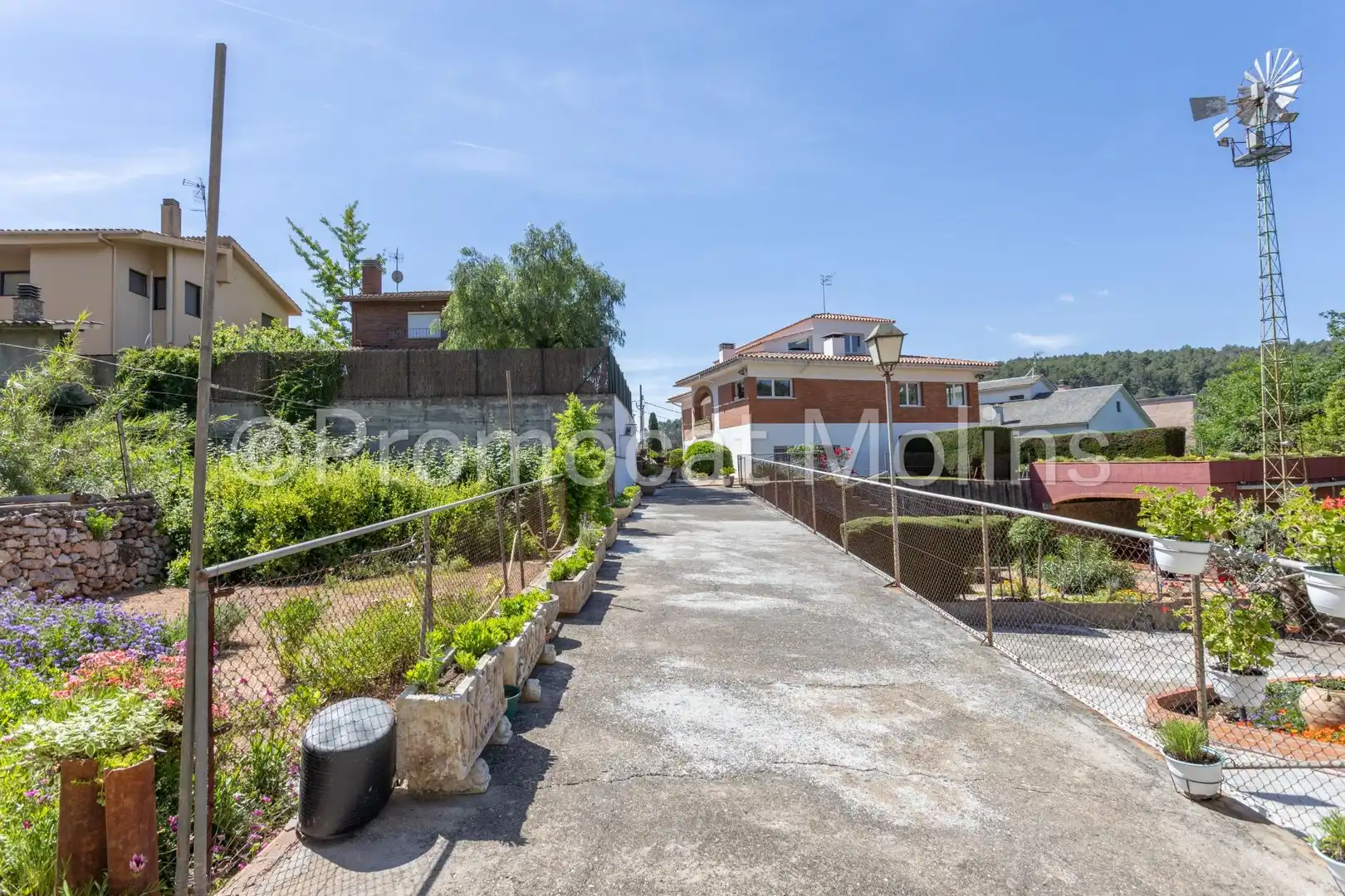Vista exterior de Casa o chalet en venta en La Palma de Cervelló con Calefacción, Jardín privado y Terraza
