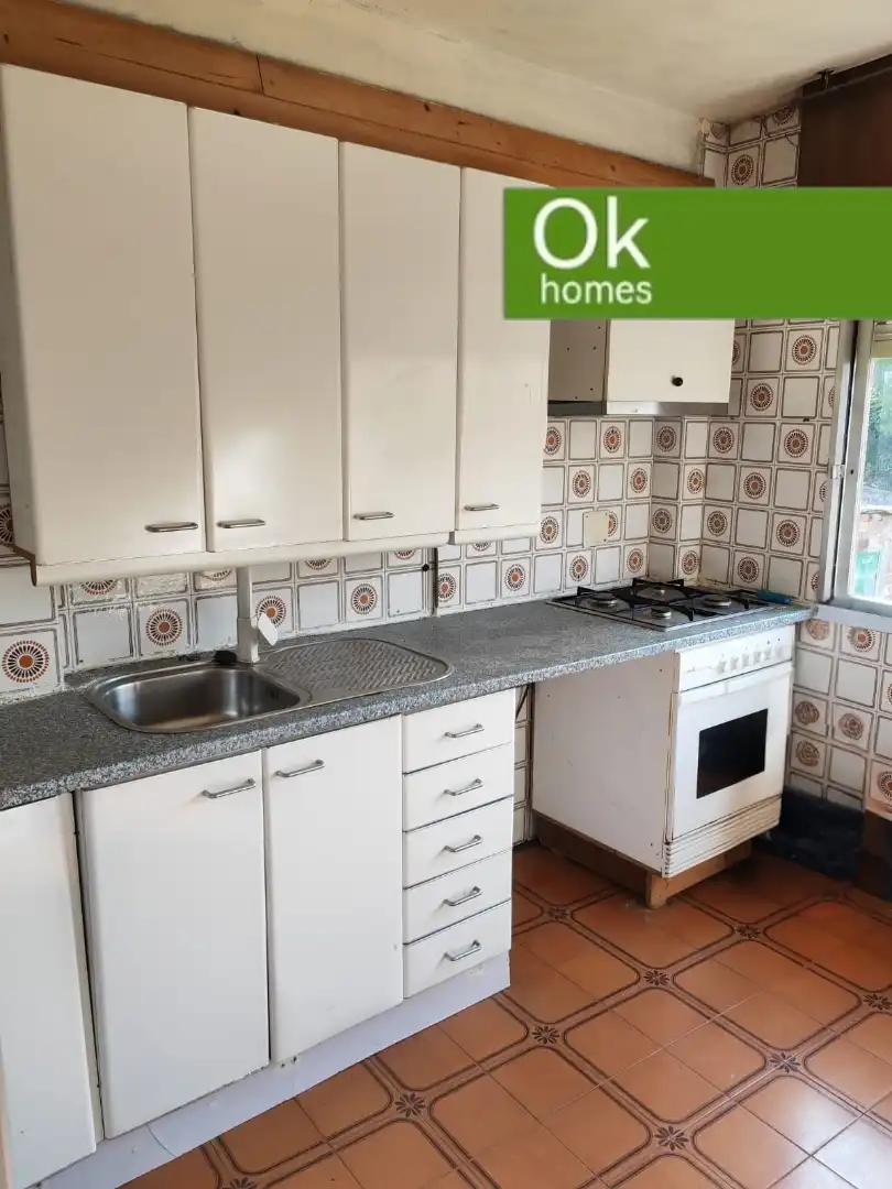 Cocina de Casa adosada en venta en A Coruña Capital  con Jardín privado