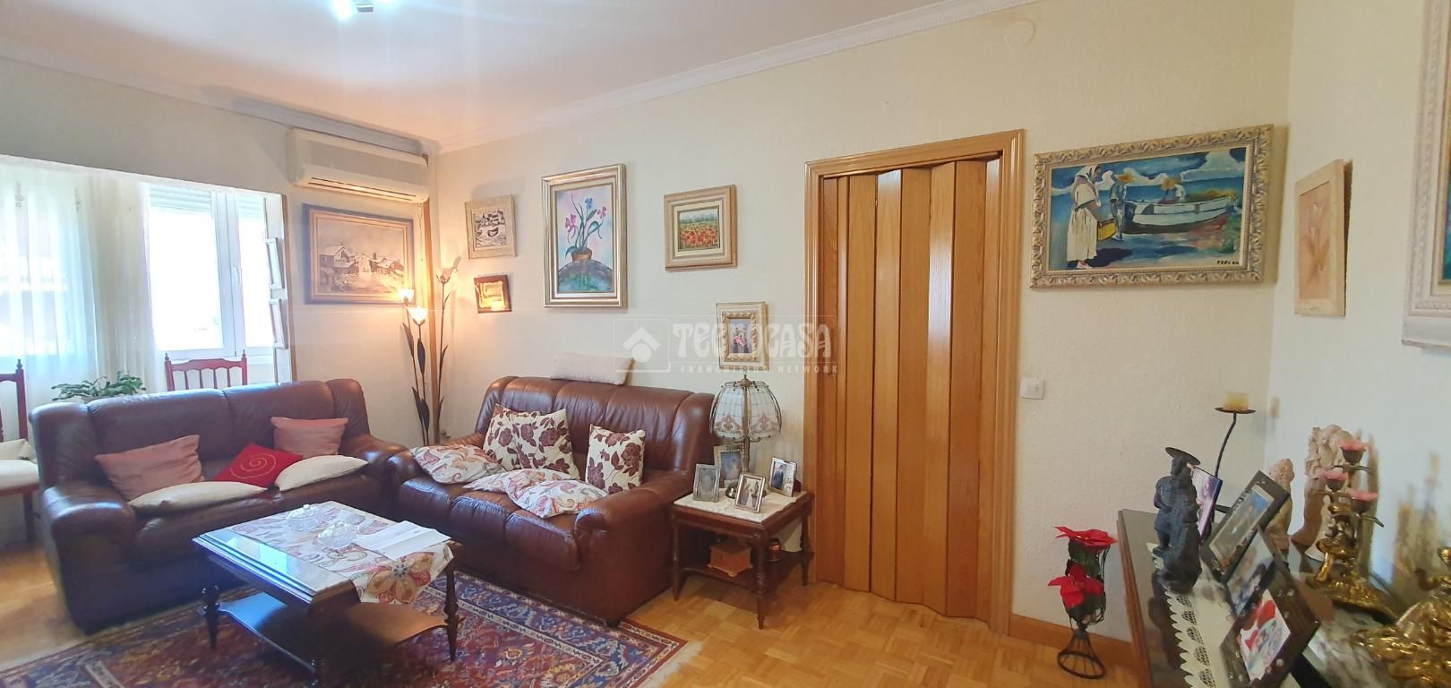 Sala d'estar de Pis en venda en  Madrid Capital amb Aire condicionat, Calefacció i Terrassa