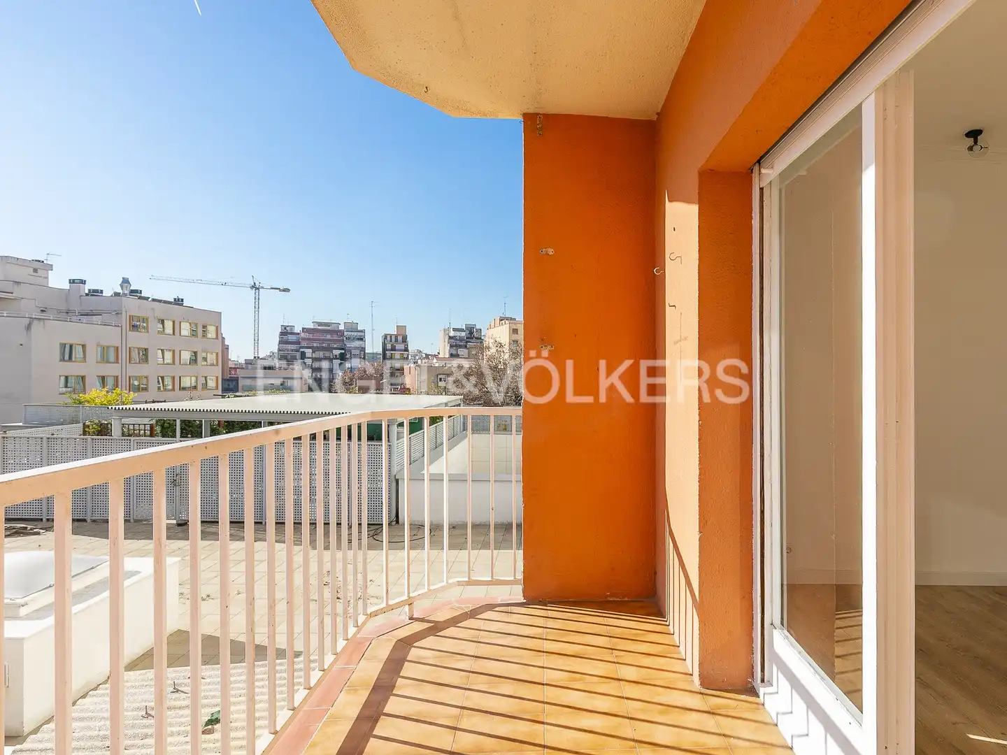 Terraza de Piso de alquiler en Barcelona con Calefacción, Parquet y Balcón