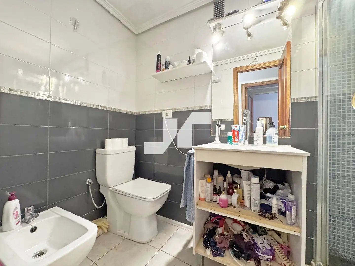 Bathroom of Flat for sale in Burriana / Borriana  with Air Conditioner, Terrace and Storage room
