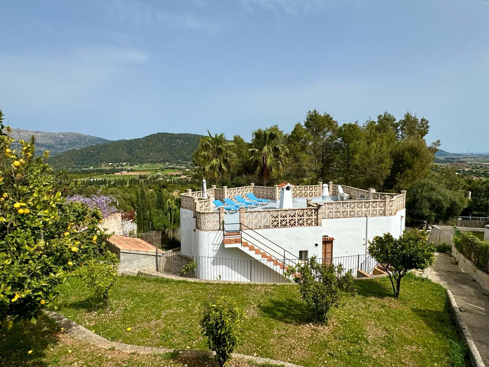 Garden of House or chalet to rent in Campanet  with Air Conditioner and Furnished