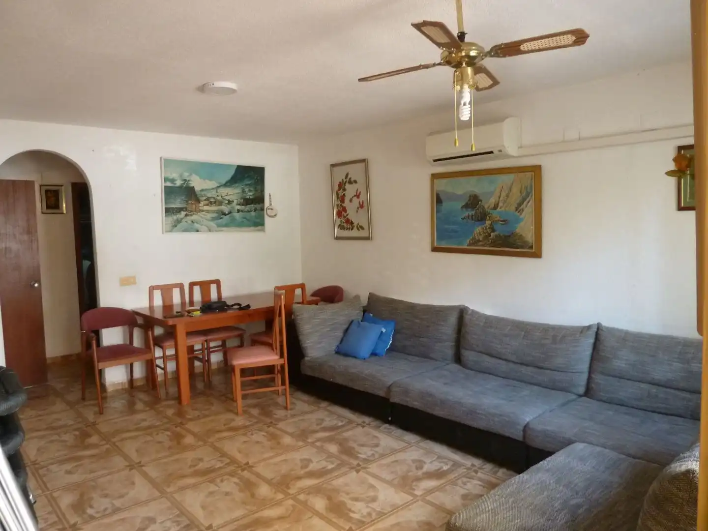 Sala d'estar de Casa o xalet en venda en Oropesa del Mar / Orpesa amb Aire condicionat, Terrassa i Balcó