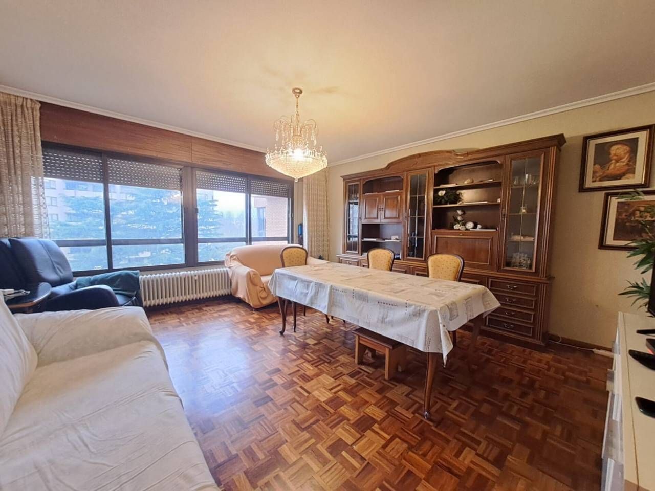 Dining room of Flat for sale in Burgos Capital  with Heating, Terrace and Storage room
