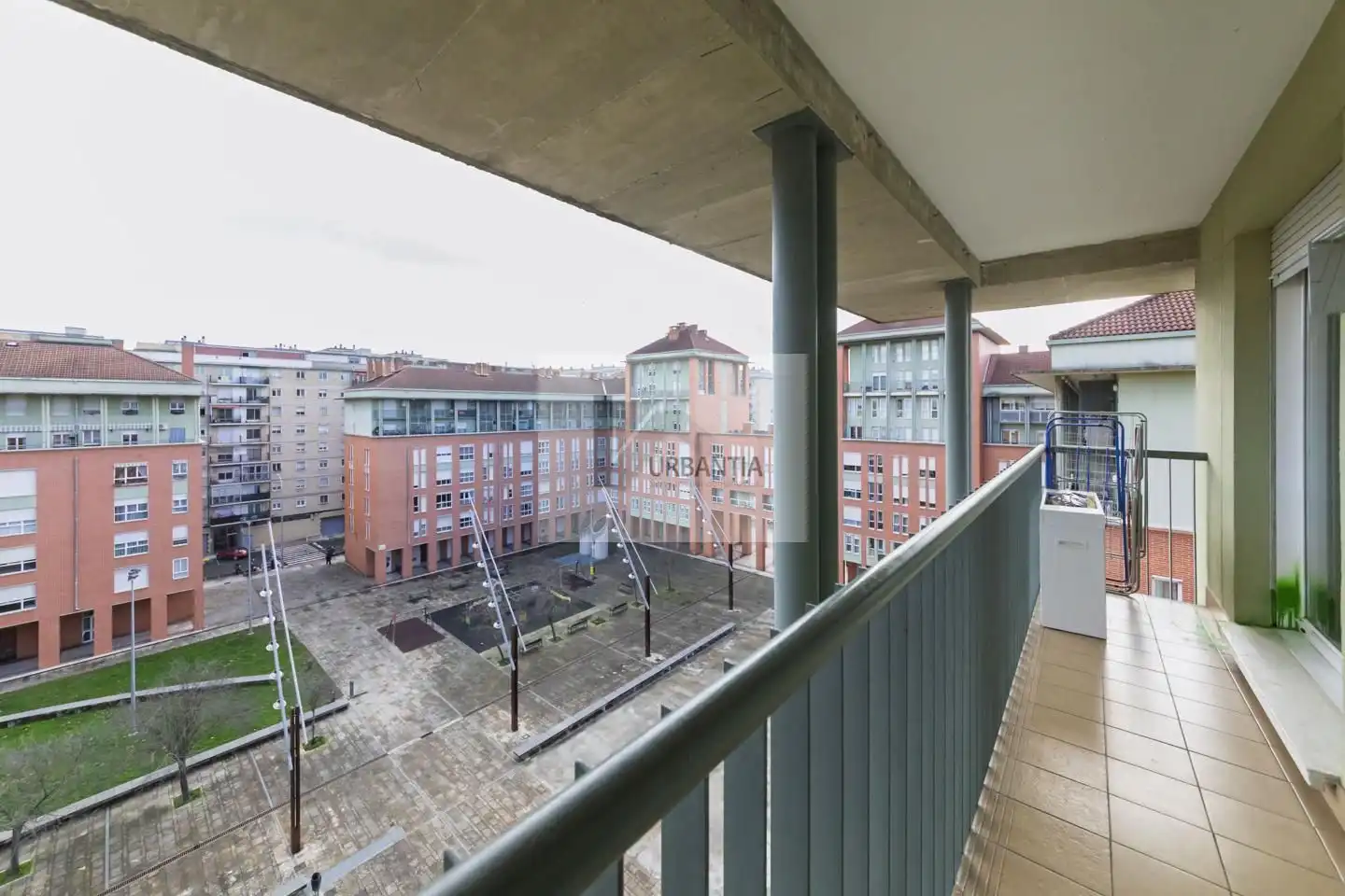 Balcony of Flat for sale in  Pamplona / Iruña  with Heating, Parquet flooring and Terrace