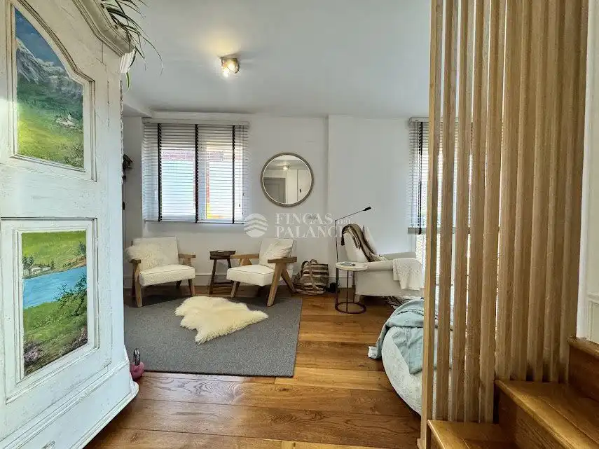 Living room of Attic for sale in Navajas  with Air Conditioner, Heating and Terrace