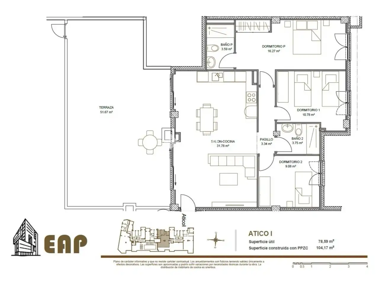 Piso en venta en Cartagena con Aire acondicionado, Terraza y Trastero