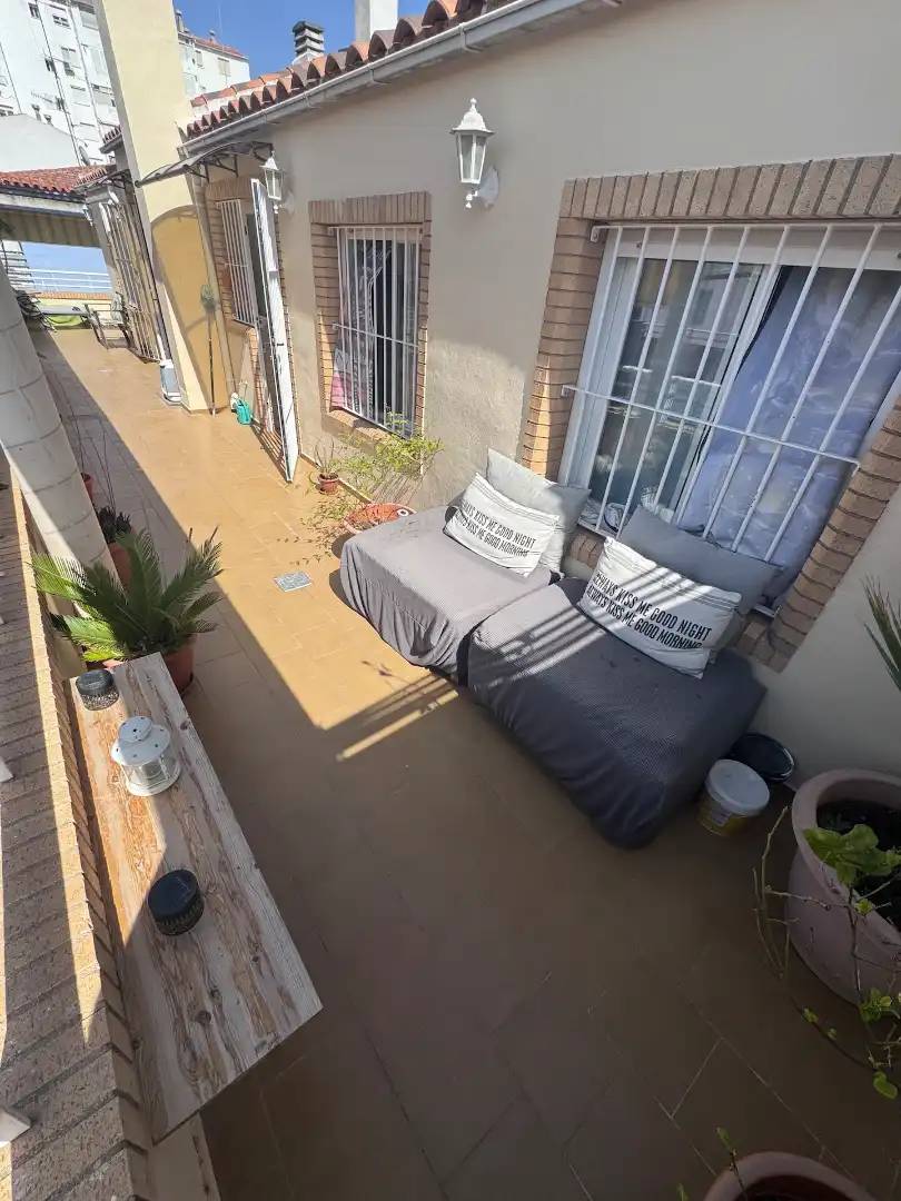 Terrasse von Dachboden zum Verkauf in Villena mit Klimaanlage, Heizung und Parkett