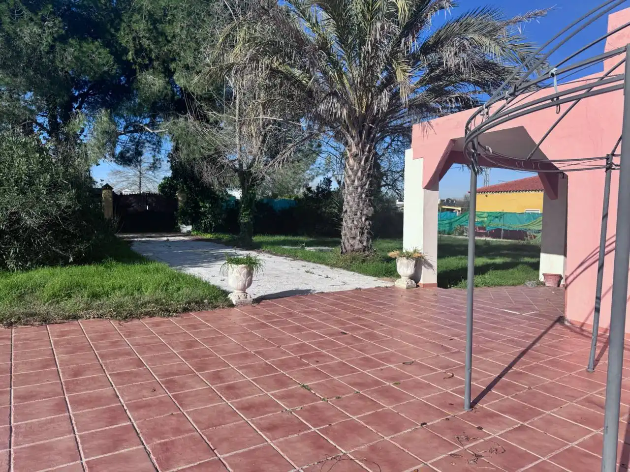 Jardín de Finca rústica en venta en Arahal con Aire acondicionado y Amueblado