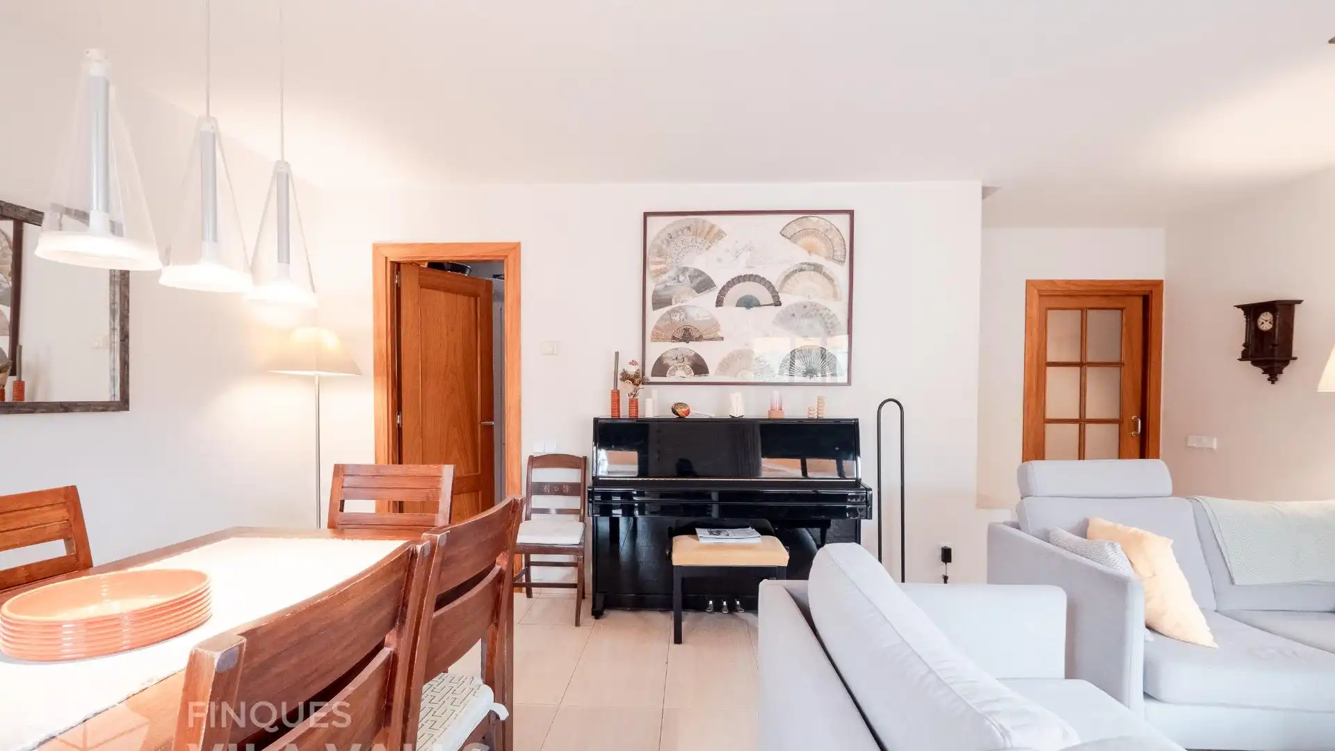 Sala de estar de Dúplex en venta en Castellterçol con Terraza y Amueblado