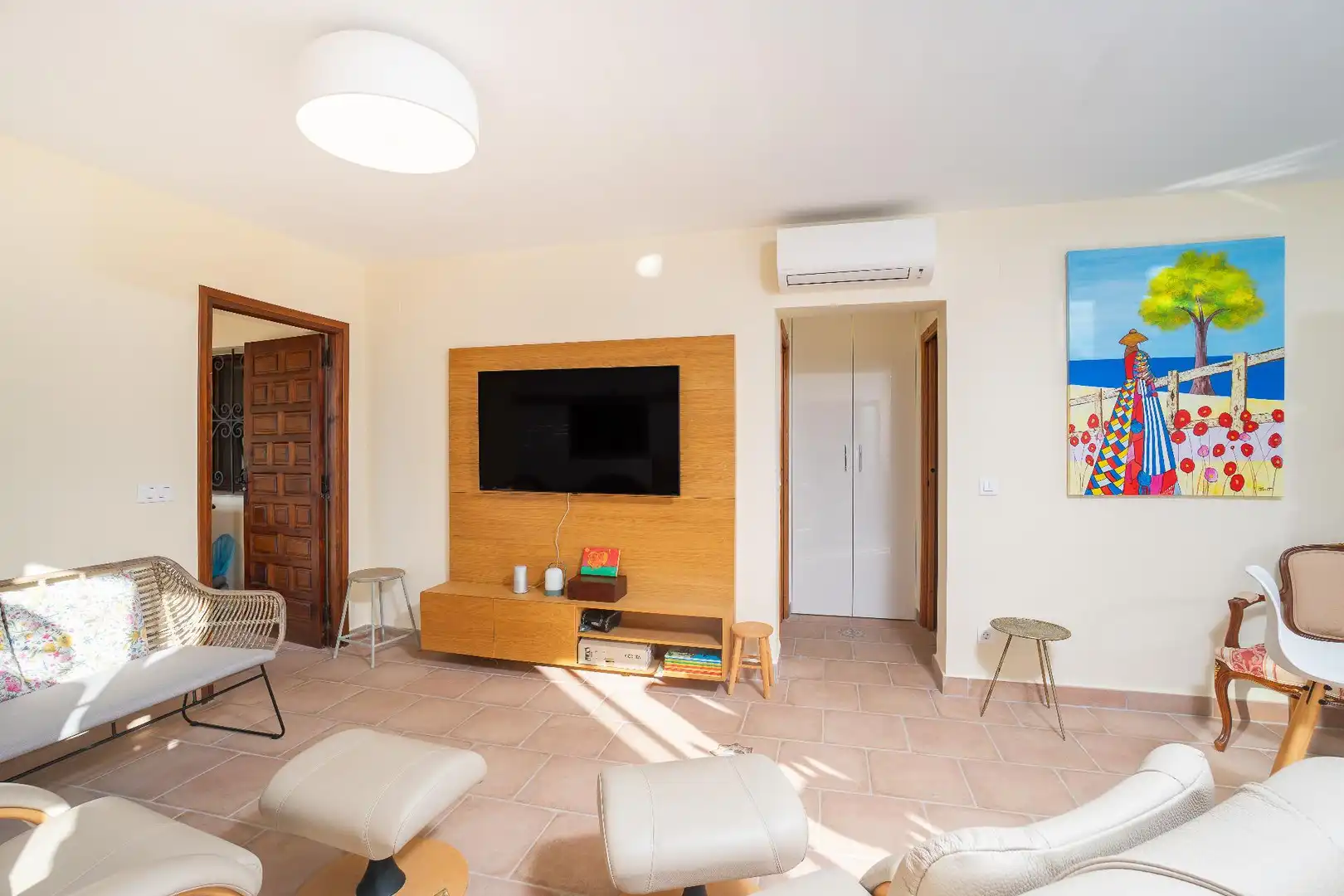 Sala de estar de Casa o chalet en venta en Altea con Aire acondicionado, Calefacción y Piscina