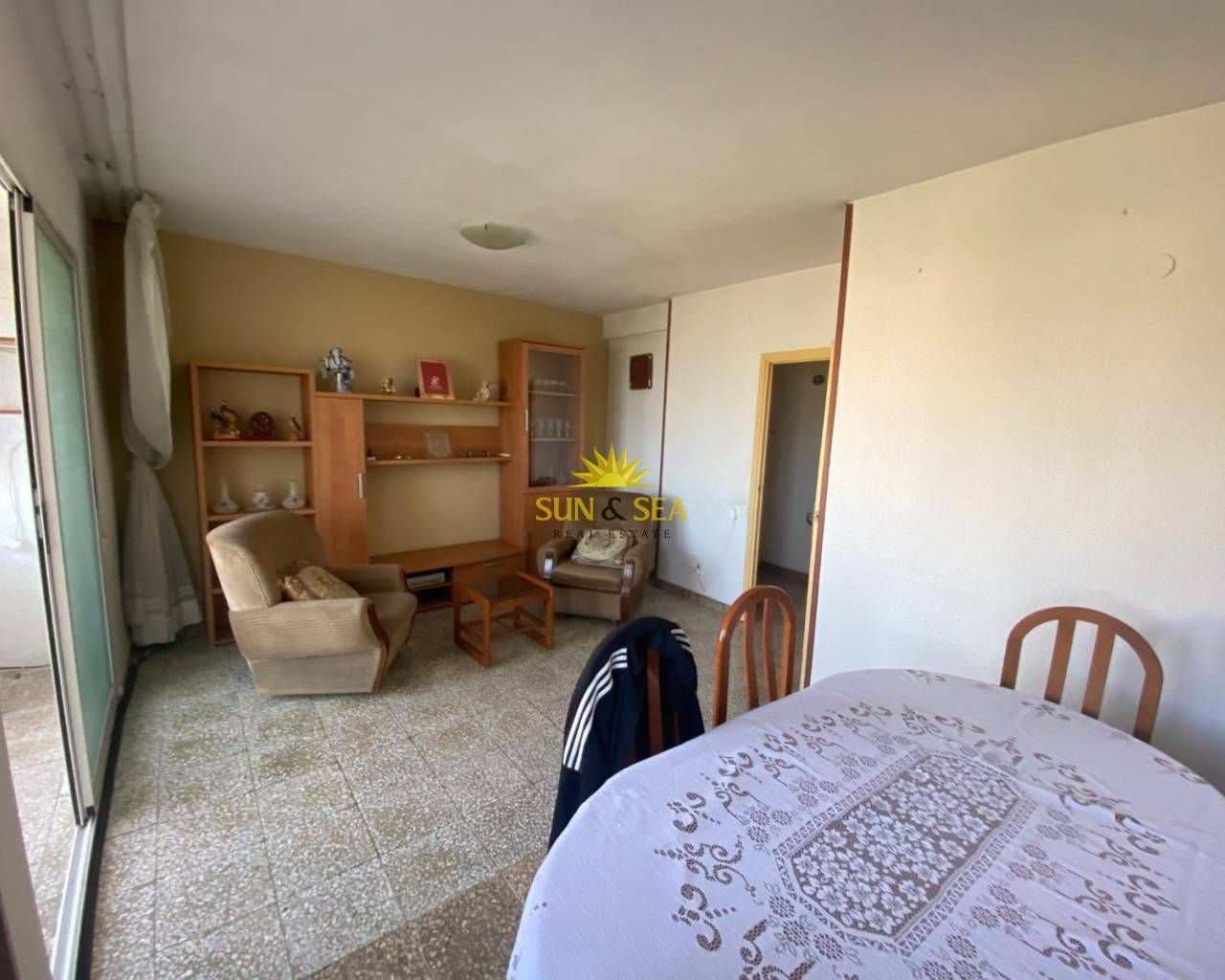 Living room of Flat to rent in Alicante / Alacant  with Air Conditioner, Heating and Furnished