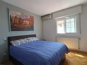 Bedroom of Detached homes for sale in Villanueva de la Cañada  with Air Conditioner, Heating and Private garden