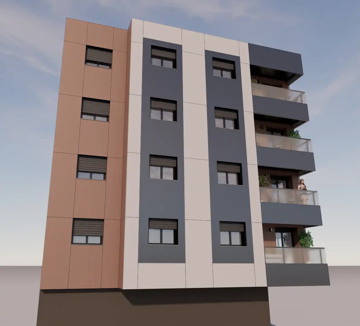 Vista exterior de Pis en venda en Albacete amb Aire condicionat, Calefacció i Parquet