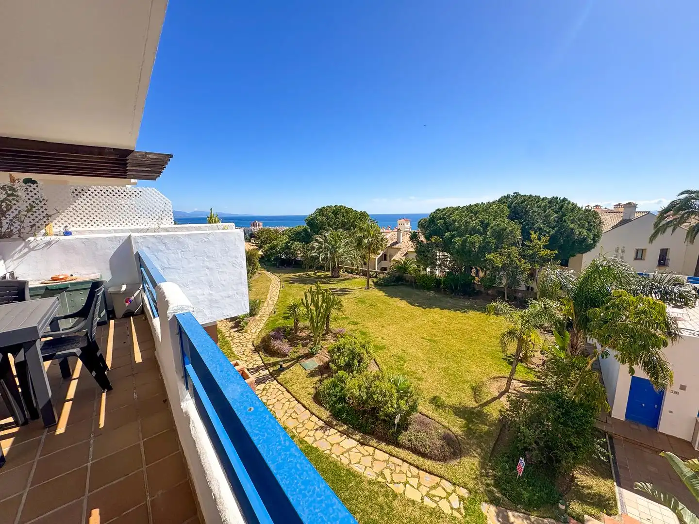 Garden of Apartments for sale in Manilva  with Air Conditioner, Heating and Terrace